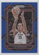 2023 Panini Prizm WNBA Blue Wave Prizm Cayla George #58 p6a