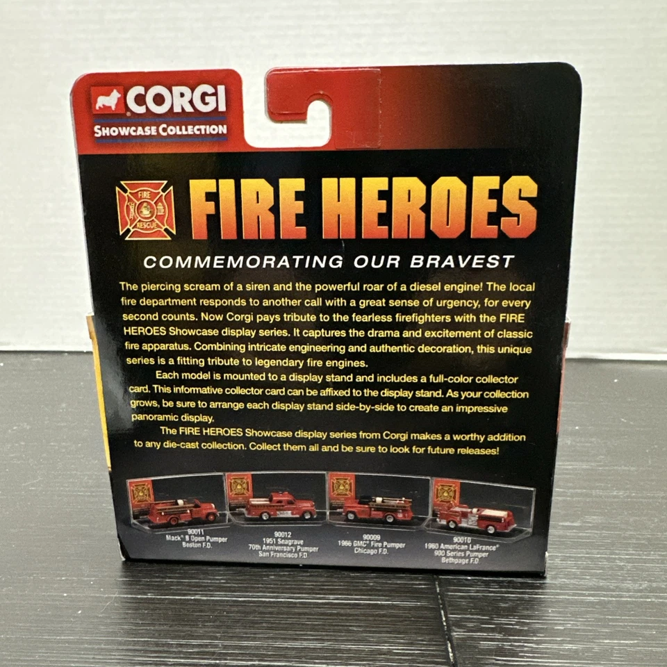 Corgi Fire Heroes 1966 GMC Fire Pumper #2 Chicago Fire Department Chevy Truck - Image 3 of 3