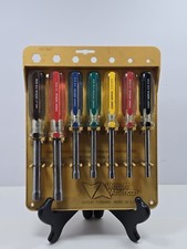 Vermont American Nut Driver Set 7Pieces - USA Made (w/Shop Wall Mount) Vintage
