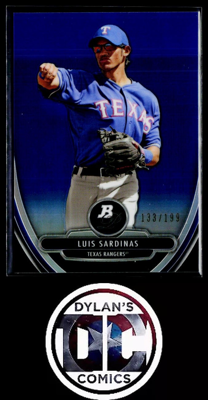 2013 Bowman Platinum #BPCP99 Luis Sardinas Chrome Blue Refractors #/199