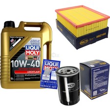 INSPEKTIONSKIT FILTER LIQUI MOLY ÖL 5L 10W-40 für Audi A4 8EC B7 2.0 1.6 8E2