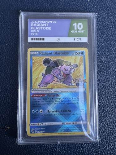 Radiant Blastoise graded ACE 10 for sale on eBay