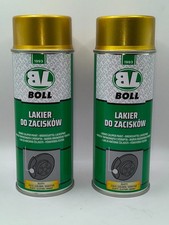 2x 400ml Bremssattellack GOLD Spray Bremsen Tuning +230°C - BOLL 001117