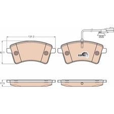 TRW GDB1941 Bremsbelagsatz für RENAULT KANGOO GRAND KANGOO BE BOP KW0 1 FW0 1