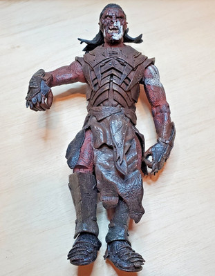 2002 Lord of the Rings Marvel Uruk-Hai Lurtz Monster Action Figure Adjustable 7''