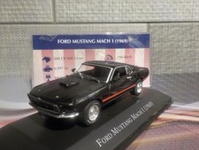 Ford Mustang Mach 1 - 1969 - Black - 1/43 Model Car - American Muscle Car