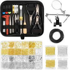 Jewelry Making Supplies for Adults, Permanent Jewelry Starter Kit with Tools,4 N