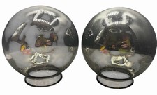 Pendant, Light Globes , Smoked Colored, MCM,   Set Of 2