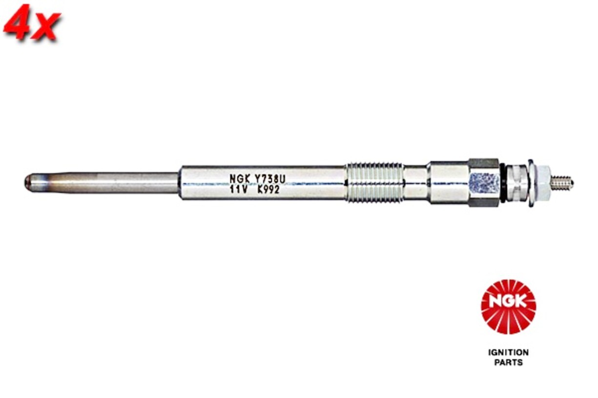 NGK 4x Glow Plug For CITROEN Jumper PEUGEOT Boxer 94-02 5962.1Q