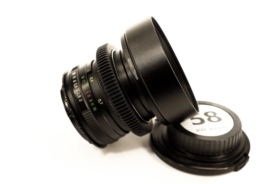 MFT Helios 44m 58mm f/2 CineMod | M4/3 Mount | Anamorphic Flare Purple - Image 3 of 4