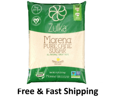 Zulka Pure Cane sugar allergen not Contained, 8 lb.....