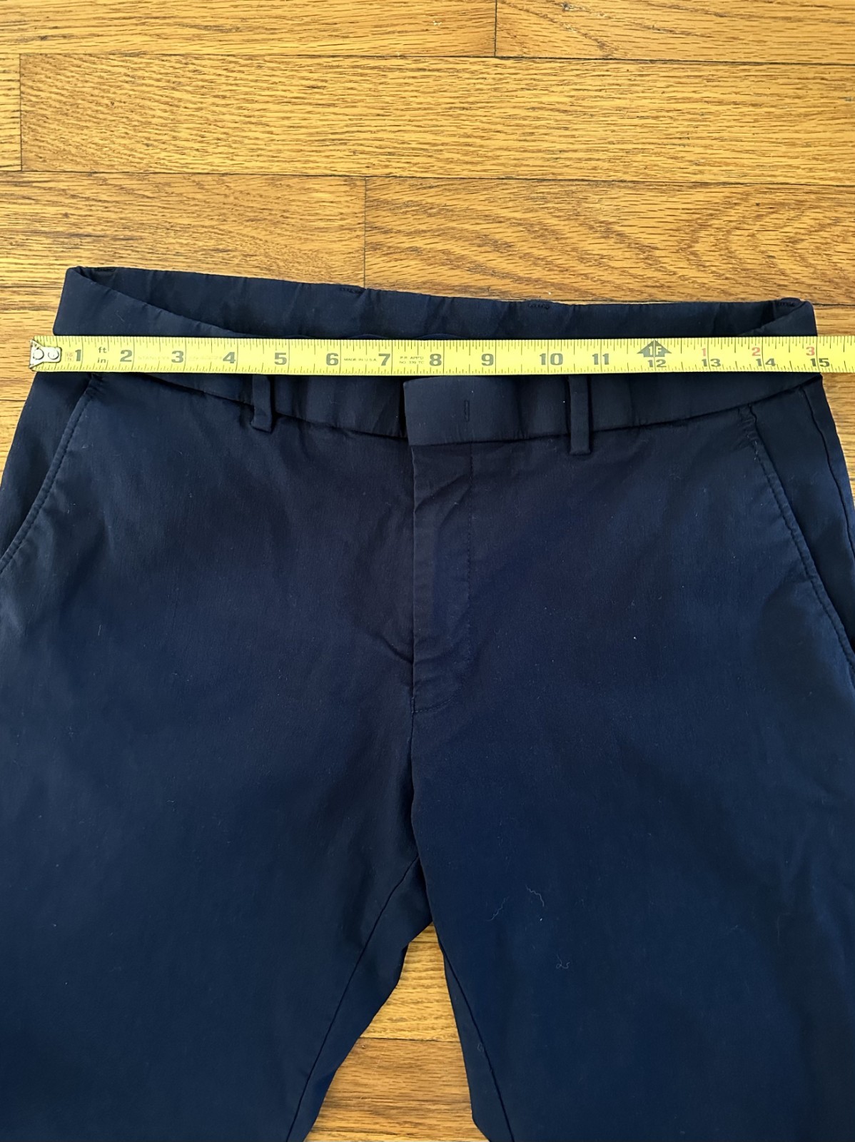 Tommy Hilfiger Men's Sz 34x30 Navy Tailored Breathable Trouser Dress Golf Pant thumbnail 7