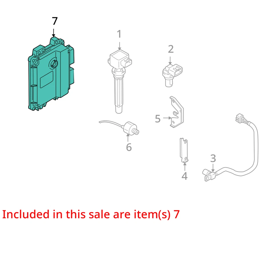 Engine ECM Electronic Control Module 2.0L Fits 11-12 SX4 1851288 Foto 3 de 4