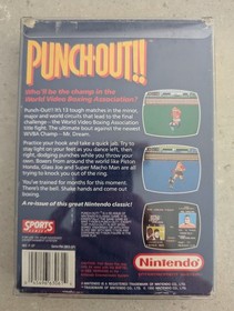 Nintendo NES "Punch-Out!!" (PAL) Boxed &ndash; c/w Manual, Protector, Case & Reg Card