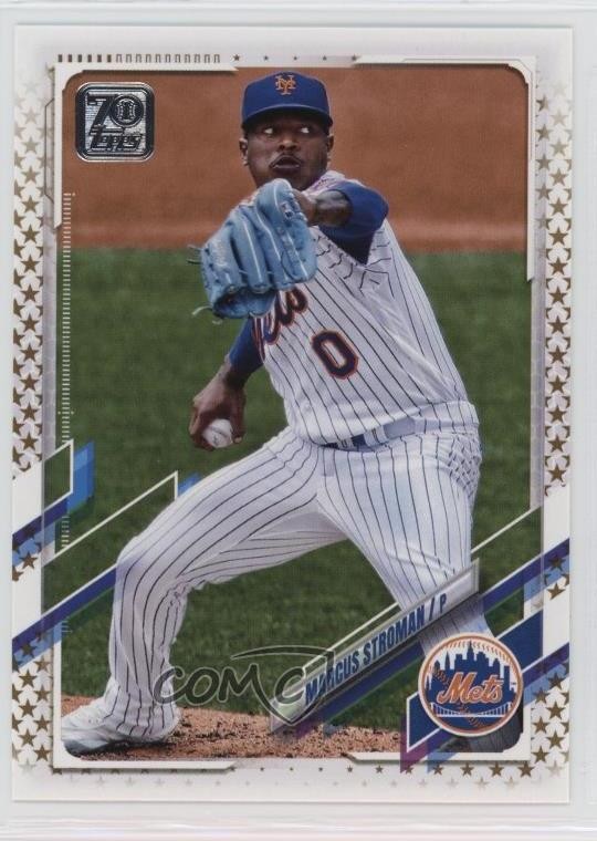2021 Topps Wal-Mart Gold Stars Marcus Stroman #549 0h1