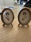 Two Vintage Framed Miniature Portraits — photo 1