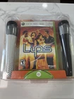 Brand New Lips Video Game w/2 Microphones Bundle Xbox 360 Live NIB