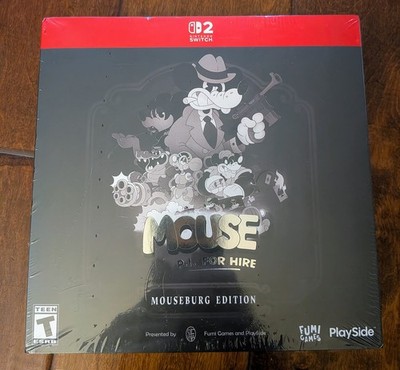 MOUSE P.I. For Hire - Mouseburg Edition,  Nintendo Switch 2 - NEW and SEALED