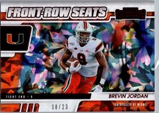 2021 Contenders Draft Picks #37 Brevin Jordan Front-Row Seats Cracked Ice #/23