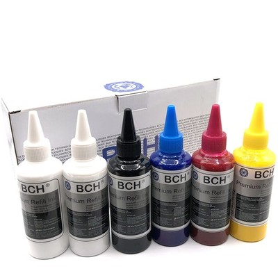 Premium DTF Ink   Direct to Film Heat Transfer Ink   600ml (Black, Cyan, Mage...