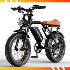 20" FAT TIRE ADULTS ELECTRIC BIKE 1500W 20MPH 48V 15.6AH MOUNTAIN EBIKE NEW