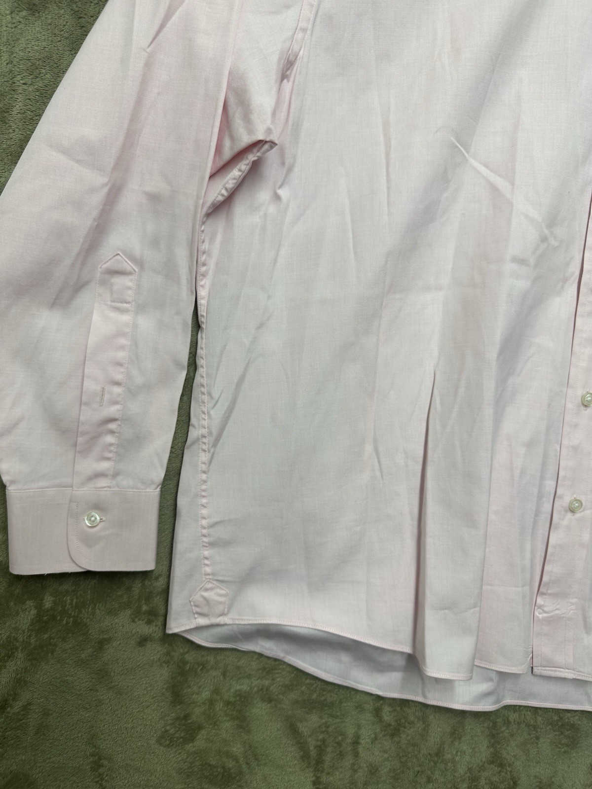 Proper Solid Pink Button Down Shirt Men’s Size 2X… - image 4