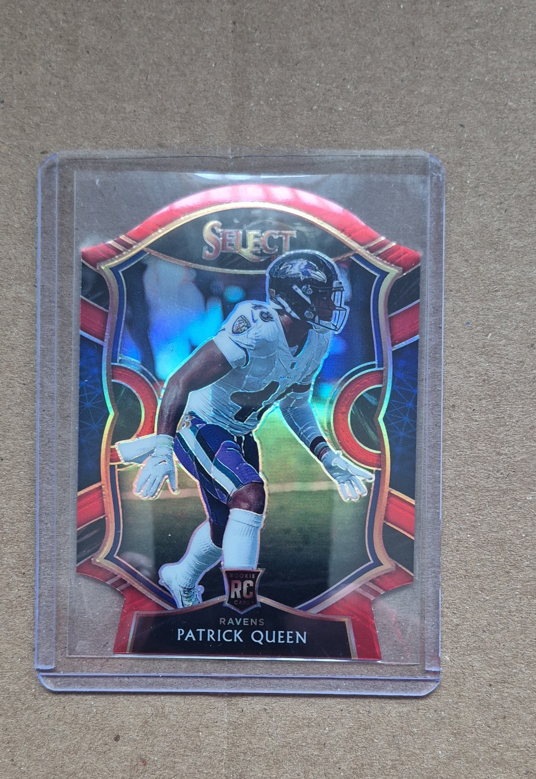 2020 Panini Select - Concourse Patrick Queen #93 Red Prizm Die-Cut (RC)