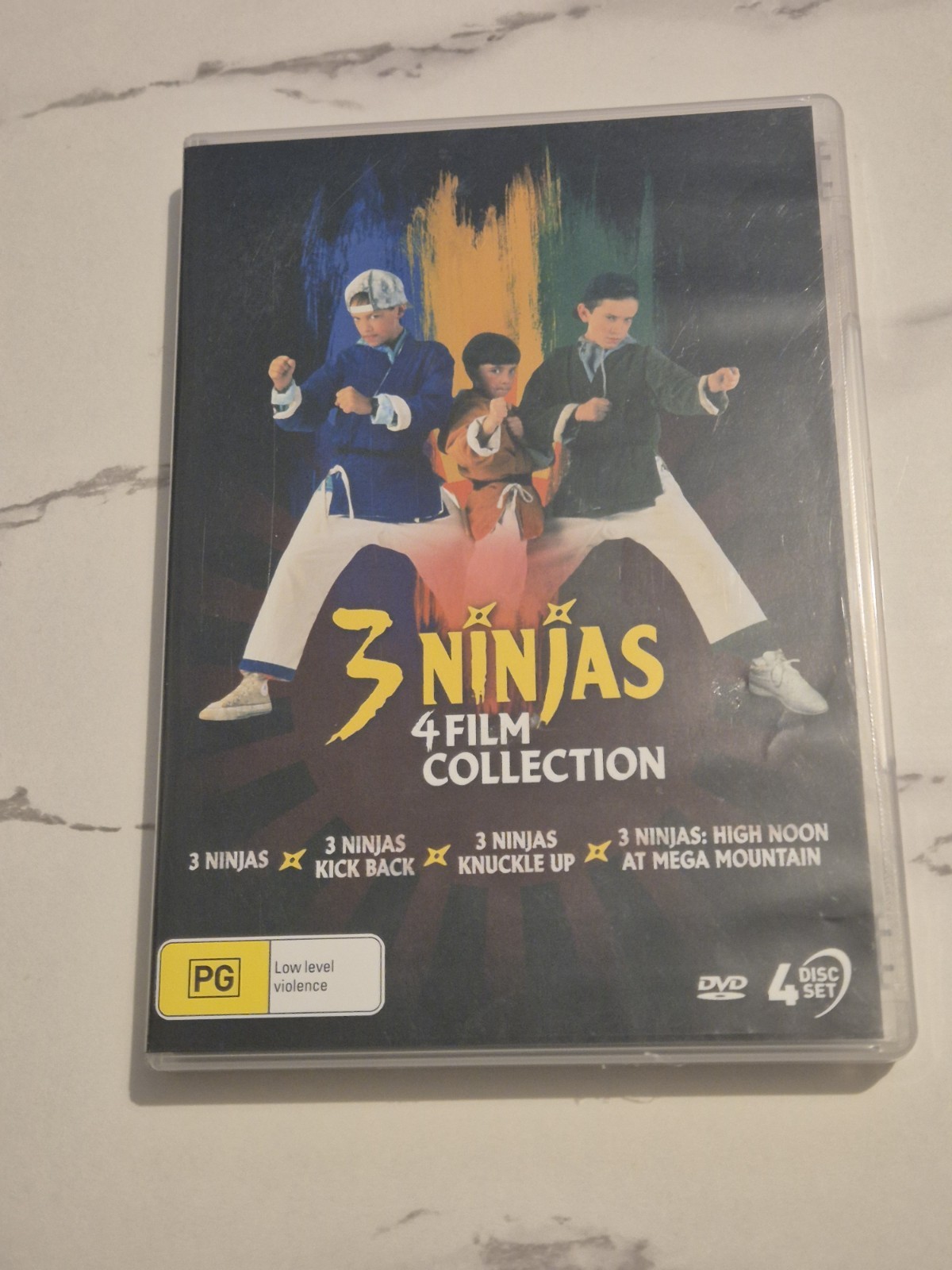 3 Ninjas: 4 Film Collection [New DVD] Import UK Compatible