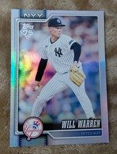 Will Warren YANKEES 2026 Topps Rainbow Foil