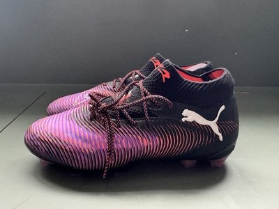 Puma Herren Schwarz & Lila Future 8 Ultimate FG Fußballschuhe UK 5 NEU