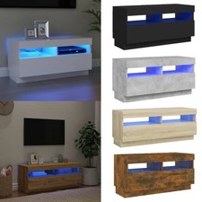 TV Schrank mit LED Lowboard Fernsehschrank Fernsehtisch Holzwerkstoff vidaXL