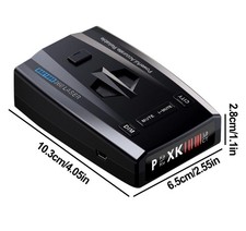 RAD1000 Car Speed Radar Detector Warning Modes Car Antiradar Alarm 2 Total 