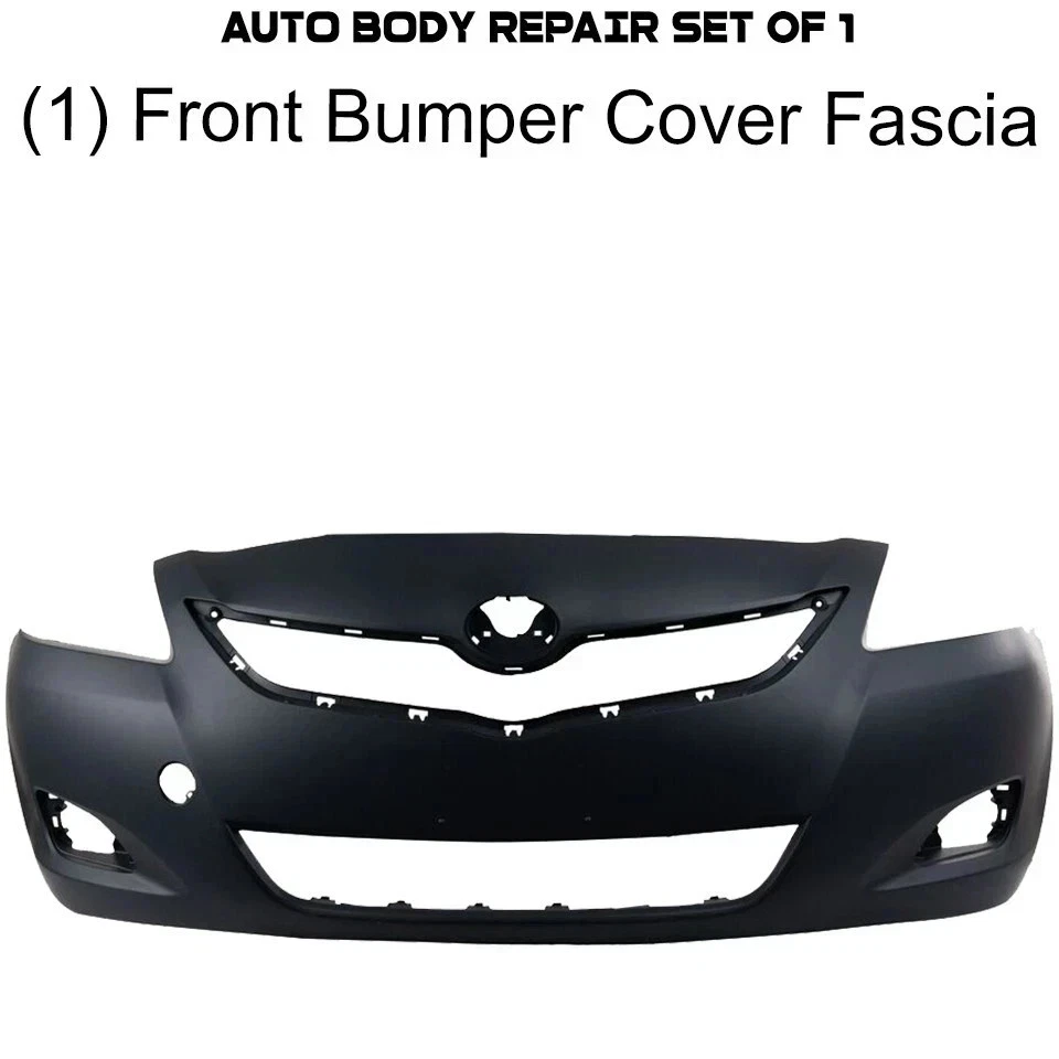 Front Bumper Cover Fascia For 2007-2012 Toyota Yaris - Image 2 of 4