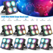 10X 120W LED PAR Light Stage Light RGBW DMX512 Beam KTV Club Party Linghting