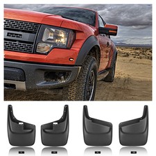 4 Pcs Front Rear Mud Guards Splash Flaps For 99-10 F250 F350 Wo Fender Flare
