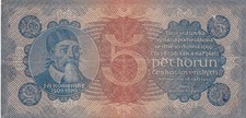 Czechoslovakia : 5 Kč 1921