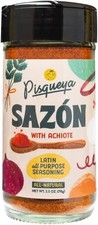 Pisqueya Sazon Seasoning with Achiote - All Natural, Vegan, Gluten Free, No