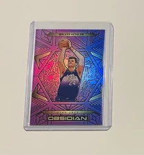 2024-25 Panini Obsidian Walker Kessler Purple Flood /75 Jazz