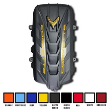 For Chevy Corvette C8 Engine Cover - Flag and Letter Decal Set 2020-2025