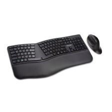 Kensington Pro Fit Ergo Wireless Keyboard and Mouse-Black K75406US 