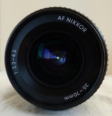 Objectif NIKON AF NIKKOR 35-70mm f1.3 3-4.5 Japan Bon état, voir photos - Photo 1/4
