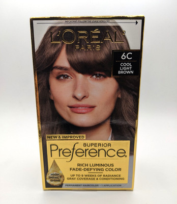 L'oreal Paris Superior Preference 6C Cool Light Brown Hair Dye