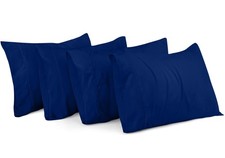Microfiber Pillow Covers 20x26 Inch, 4 Pack, Fade Resistant, Royal Blue