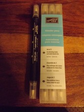 Sampin Up Watercolor Wonder-Watercolor Crayons-Blender Pens-3 Pack 1 4 Pens 