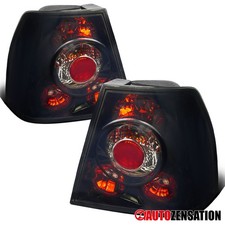 Fit 1999-2005 Vw Jetta Bora Mk4 Black Smoke Tail Lights Rear Brake Lamps 99-04 Fit 1999-2005 Vw Jetta Bora Mk4 Black Smoke Tail Lights Rear Brake Lamps 99-04