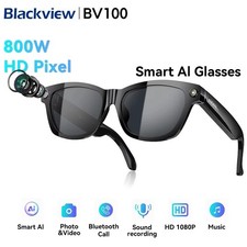 Blackview AI Smart Glasses 4K HD Video Record 8MP Camera, Real-Time Translation