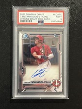 Christian Encarnacion-Strand 2021 Bowman Chrome Bowman 1st Auto PSA 9