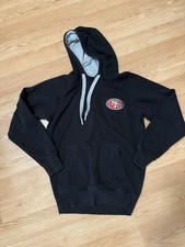 Men’s Small Hoodie Sweatshirt NFL 49ers Black