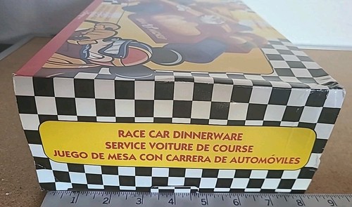 Vintage Disney Store Mickey Mouse Rennwagen Geschirr Set Versiegelt Neu - Bild 5 von 11