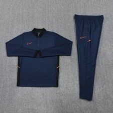 Mens Nike Dri-Fit Tracksuit Navy/Orange Brand New With Tags *SIZE Medium*